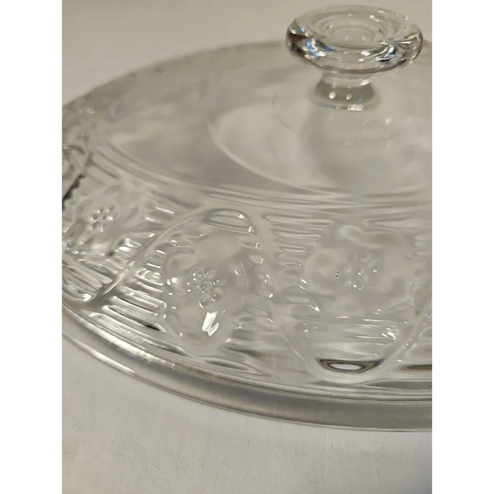 Vintage Anchor Hocking Avalon Patter replacement Lid 2 qt